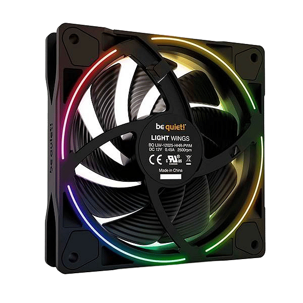 Be Quiet Light Wings High Speed 120mm  ARGB  Ventilador