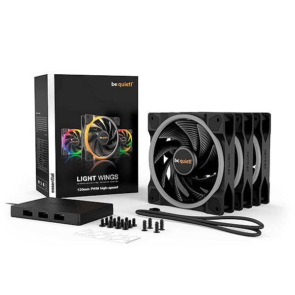 Be Quiet Light Wings 120mm pack 3 unidades ARGB  Ventilador