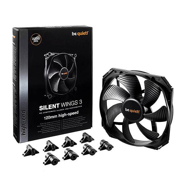 Be Quiet Shadow Wings 2 White 120mm  Ventilador