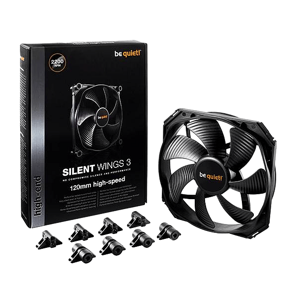 Be Quiet Shadow Wings 2 White 120mm  Ventilador