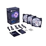 Cooler Master MasterFan Pro 120 RGB AP 3ud  controller