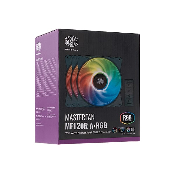 Cooler Master MasterFan MF120R ARGB 3en1  Ventilador