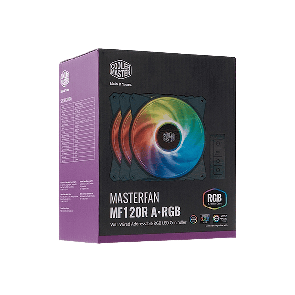 Cooler Master MasterFan MF120R ARGB 3en1  Ventilador