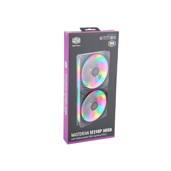 Cooler Master MasterFan SF240P ARGB 2x12cm  Ventilador