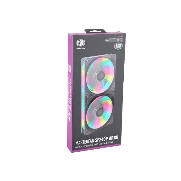 Cooler Master MasterFan SF240P ARGB 2x12cm  Ventilador