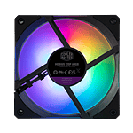 Cooler Master Mobius 120P ARGB Carcasa del ordenador Ventilador Negro
