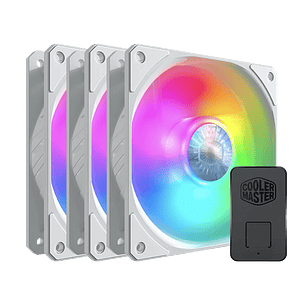Cooler Master SickleFlow 120 ARGB White Edition 3 In 1 Carcasa del ordenador Ventilador 12 cm Blanco 3 piezas