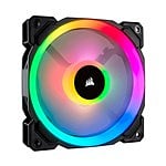 VENTILADOR CAJA ADICIONAL 12X12 CORSAIR LL120 RGB NEGRO PACK