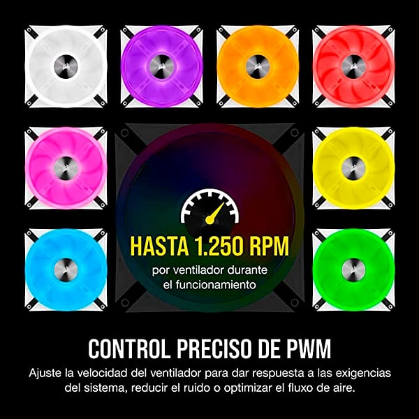 Corsair QL140 RGB 140mm  Ventilador