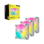 Corsair AF120 Elite RGB White Pack 3 unidades  Ventilador