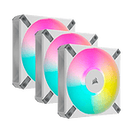 Corsair AF120 Elite RGB White Pack 3 unidades  Ventilador