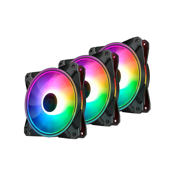 Deepcool CF120 Plus ARGB pack 3  Ventiladores