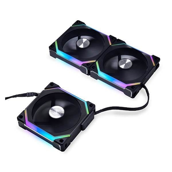 Lian Li UNI FAN SL120 V2 ARGB 120mm Black pack 3 unidades  Ventilador