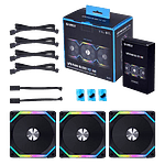 Lian Li UNI FAN SL120 V2 ARGB 120mm Black pack 3 unidades  Ventilador Lian Li UNI FAN SL120 V2 ARGB 120mm Black pack 3 unidades  Ventilador