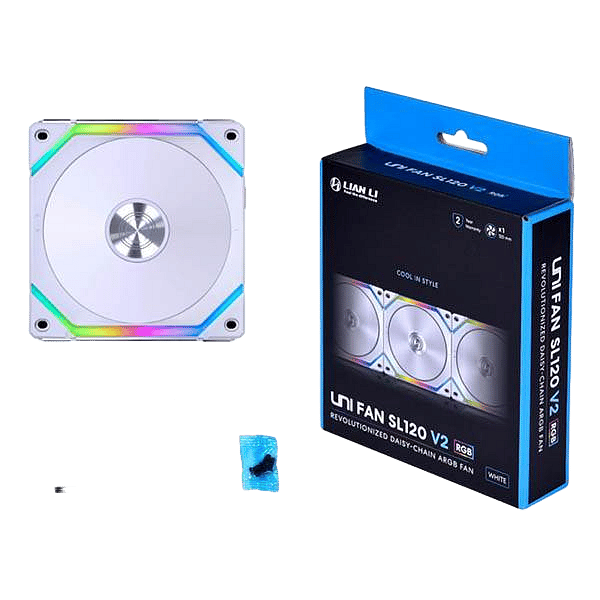 Lian Li UNI FAN SL120 V2 ARGB 120mm White  Ventilador