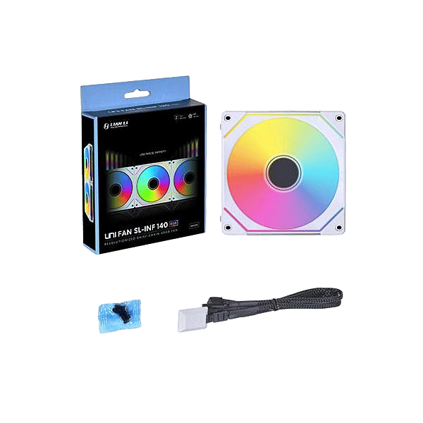 Lian Li UNI FAN SL140 Infinity ARGB 140mm White  Ventilador