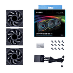 Lian Li UNI TL LCD Series Negro  Ventilador 120x120mm Pack de 3 Lian Li UNI TL LCD Series Negro  Ventilador 120x120mm Pack de 3