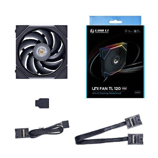 Lian Li UNI FAN TL120 Wireless RGB PWM Negro  Ventilador