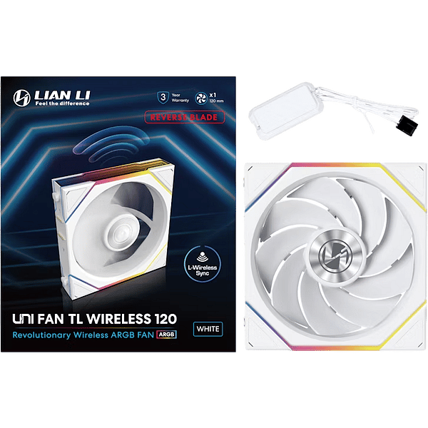 Lian Li UNI FAN TL120 RGB Wireless Reverse PWM  Ventilador