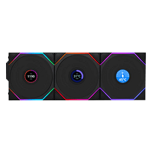 Lian Li UNI FAN TL120 LCD Wireless RGB Reverse PW  Ventilador