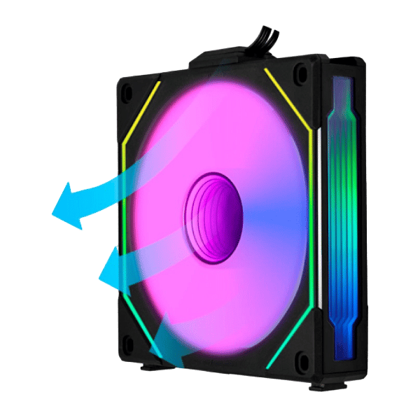 LianLi UNI FAN Reverse SLIN 120 S Negro  Ventilador