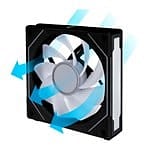 LianLi UNI FAN Reverse SLIN 120 S Negro  Ventilador