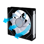 LianLi UNI FAN Reverse SLIN 120 S Negro  Ventilador