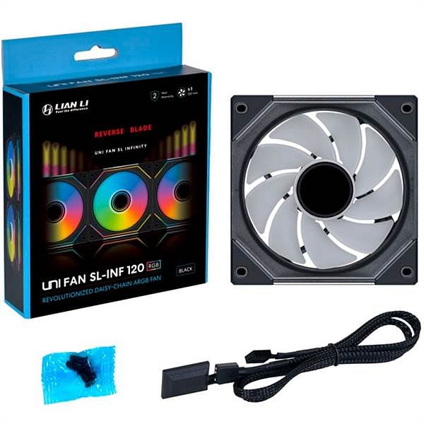 LianLi UNI FAN Reverse SLIN 120 S Negro  Ventilador