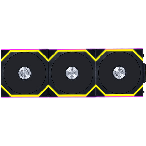 Lian Li UNI FAN SL 120 WiFi RGB Negro Pack 3  Ventilador