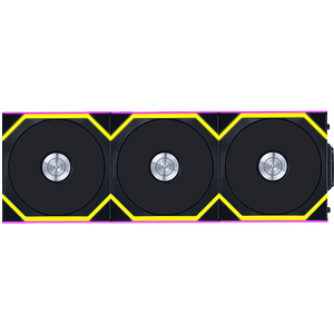 Lian Li UNI FAN SL 120 WiFi RGB Negro Pack 3  Ventilador