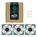 IcebergThermal Icegale ARGB Negro 12cm Pack 3  Ventilador