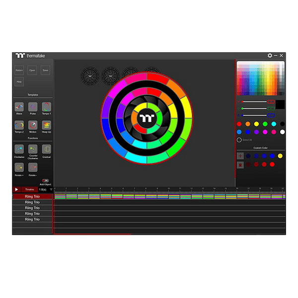 Thermaltake Riing Trio 14 RGB TT Premium Edition  Pack Ventiladores