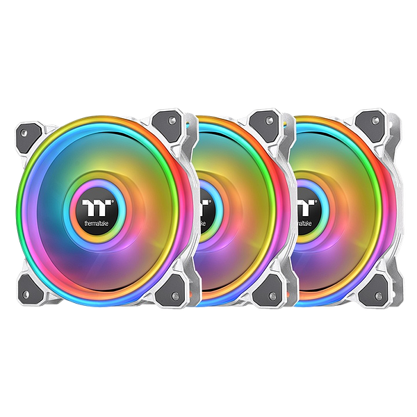 Thermaltake Riing Quad 14 RGB 3UDS Blanco  Pack Ventiladores