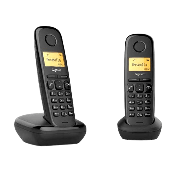 Gigaset A270 Inalámbrico DECT Duo Negro  Teléfono