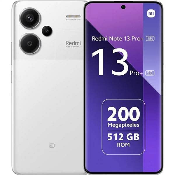 Xiaomi Redmi Note 13 PRO 5G  Pantalla Amoled 667 RAM 12GB 512GB Color Moonlight White