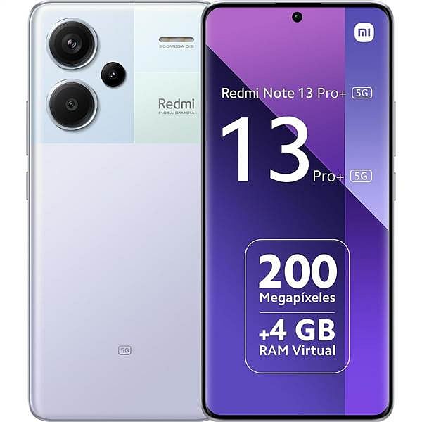 Xiaomi Redmi Note 13 PRO 5G  Pantalla Amoled 667 RAM 8GB 256GB Color Aurora Purple
