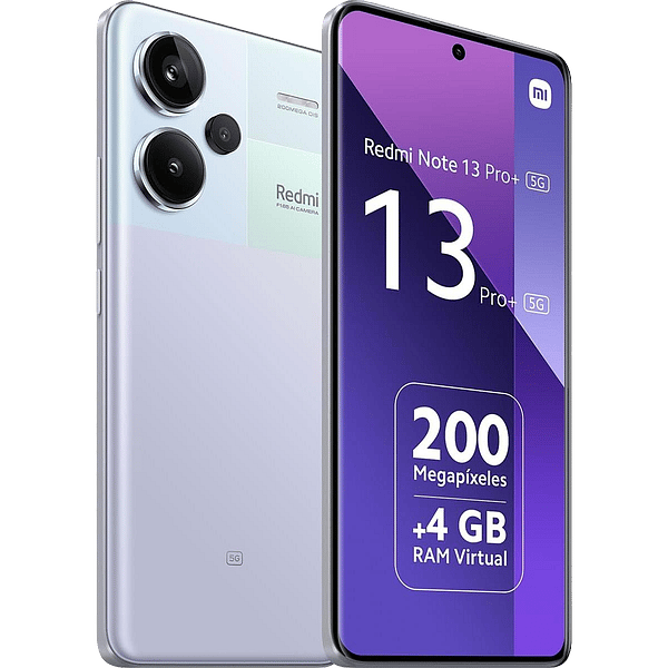 Xiaomi Redmi Note 13 PRO 5G  Pantalla Amoled 667 RAM 8GB 256GB Color Aurora Purple