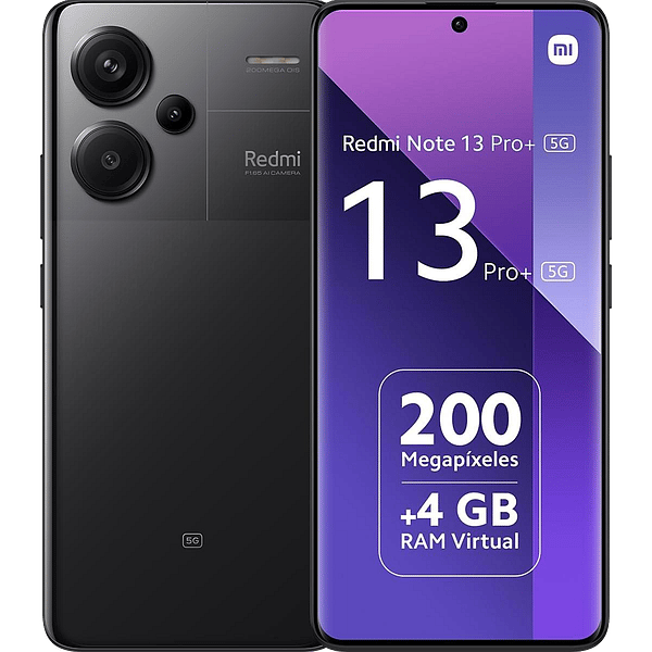 Xiaomi Redmi Note 13 PRO 5G  Pantalla Amoled 667 RAM 8GB 256GB Color Midnight Black