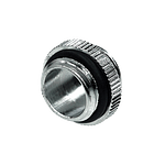 Alphacool G 14 doble rosca MM cromado  Adaptador