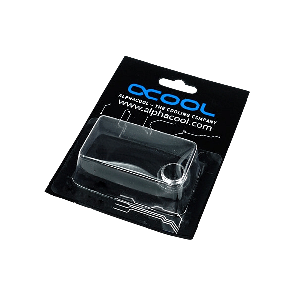 Alphacool G 14 doble rosca MM cromado  Adaptador
