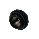 Alphacool G 14 doble rosca MM negro  Adaptador
