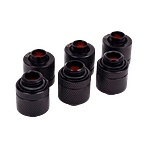 Alphacool 13MM negro pack 6 para tubo blando Racor
