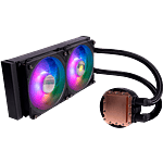 Cooler Master Master liquid PRO PL240 Flux black  Refrigeración Líquida