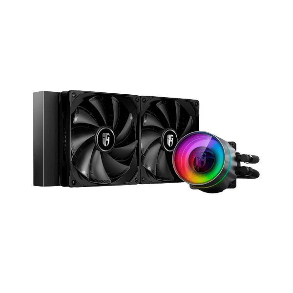 Deepcool Castle 280EX ARGB Black  Refrigeración Líquida