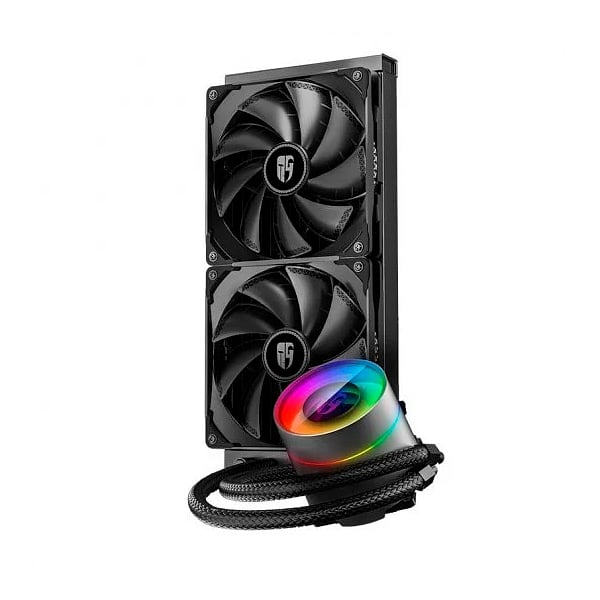 Deepcool Castle 280EX ARGB Black  Refrigeración Líquida