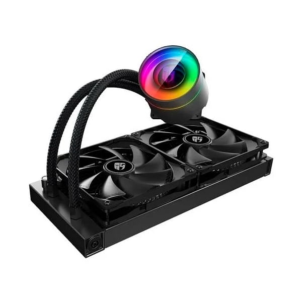 Deepcool Castle 280EX ARGB Black  Refrigeración Líquida