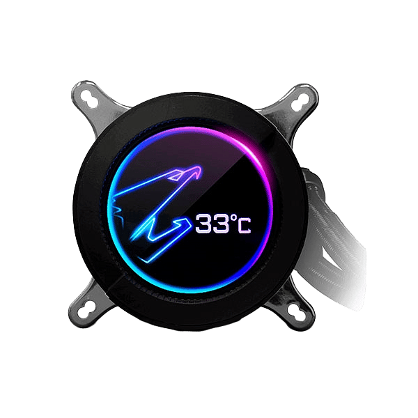 Gigabyte Aorus 240 ARGB con LCD  Ref Líquida