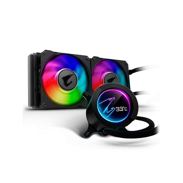 Gigabyte Aorus 280 ARGB con LCD  Ref Líquida