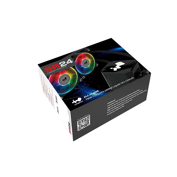 InWin SR24 Doble Turbina 240mm ARGB  Refrigeración Líquida