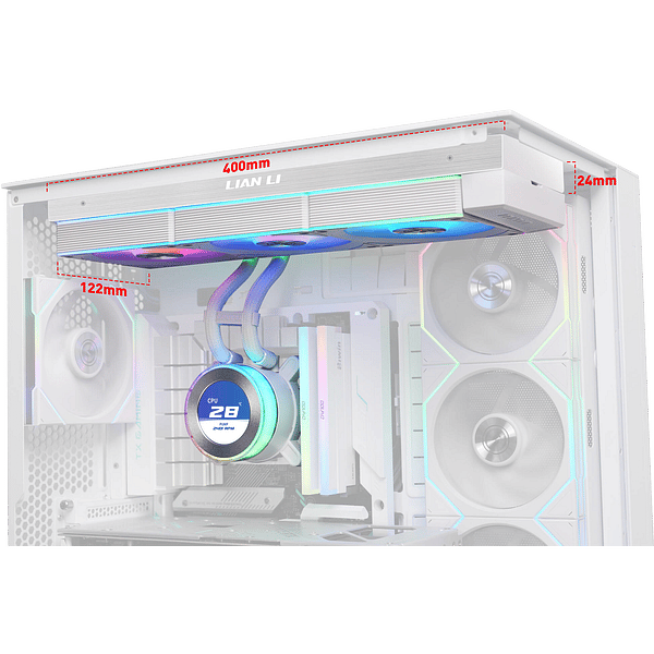 Lian Li HydroShift II 360R LCDC  Refrigeración Liquida Blanca